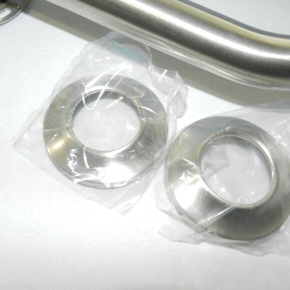 *NEW* in box, Moen designer angled 20" shower/bath grab bar, brushed nickel - Picture 4 of 5